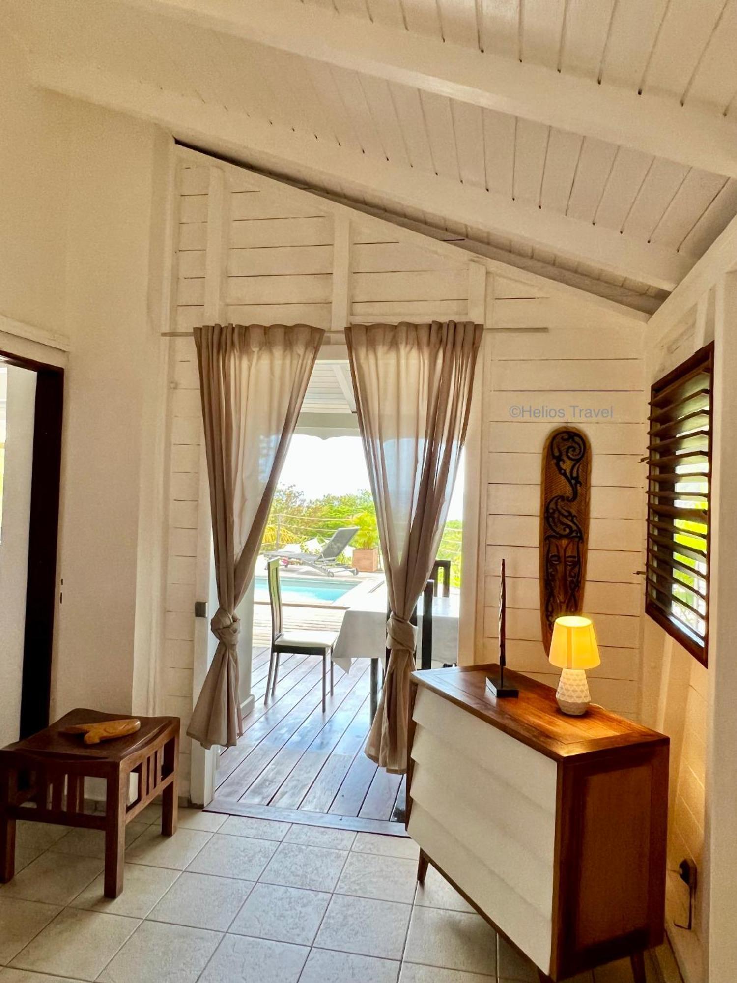 Villa Corali, Vue Mer, Piscine, Pointe Batterie デエエ エクステリア 写真